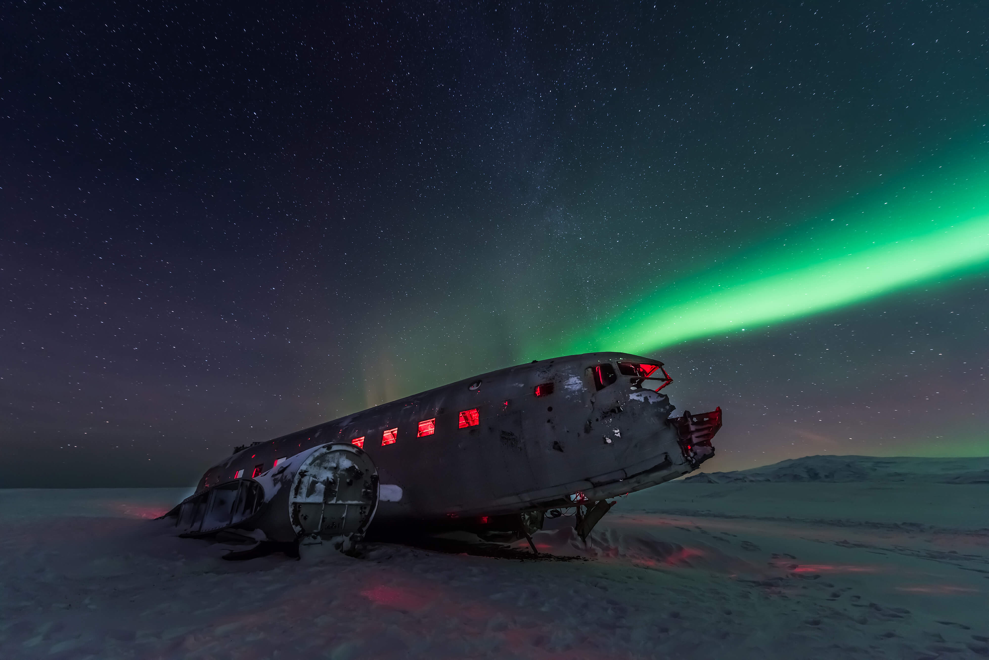 Northern lights in Iceland